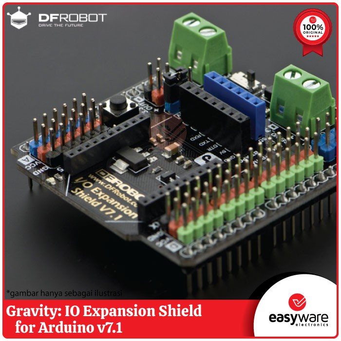 DFRobot Gravity IO Expansion Shield สําหรับ Arduino v7.1