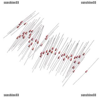 S3❉ซีเนอร์ไดโอด 1W 5.1V 1N4733A 1N4733 IN4733A IN4733 5V1 โวลต์ 50 ชิ้น