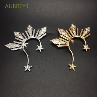 Aubrey1 ต่างหูแบบหนีบ รูปดาวน่ารัก เครื่องประดับแฟชั่นสตรี หลากสี 1 ชิ้น