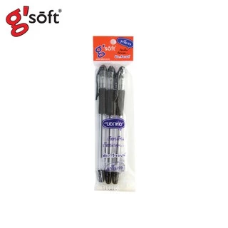 g'soft (จีซอฟท์) ปากกาลูกลื่นเจล HI-GRIP 0.38mm น้ำหมึกเข้ม เขียนลื่น รหัส HIGRIP