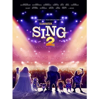 การ์ตูน Sing 2 ร้องจริง เสียงจริง 2 (2021) DVD 1 แผ่น