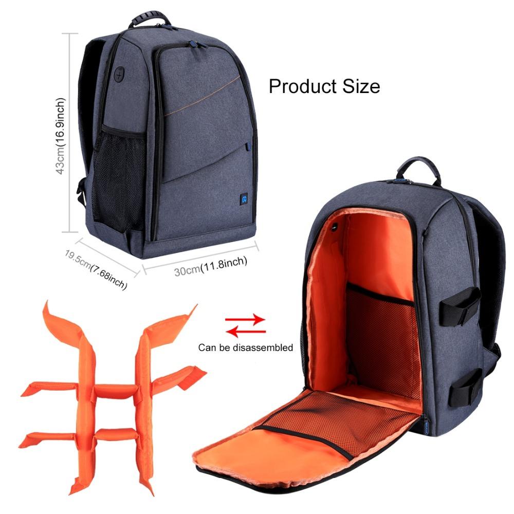 ♀☊Outdoor Portable Waterproof Scratch-proof Dual Shoulders Backpack Camera Bag Digital DSLR Photo Video Bag backpack for