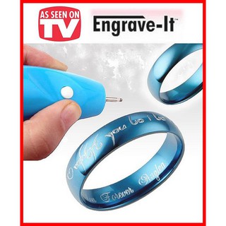 Engrave - It เครื่องแกะสลักไฟฟ้า รุ่นไร้สายใช้ถ่านAA2ก้อน สำหรับงานแกะสลักแต่งลาย ป้ายชื่อบนผิวงานต่างๆ