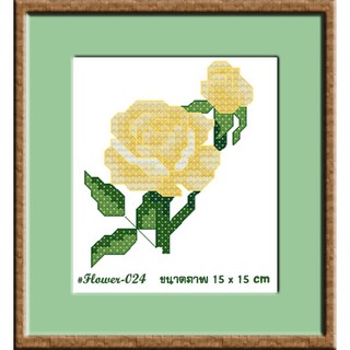 ไอแอมครอสติช iamcrossstitch DIY รหัสTmini-024 15x15 cm. ชุดอุปกรณ์งานฝีมือปักครอสติชครบชุด