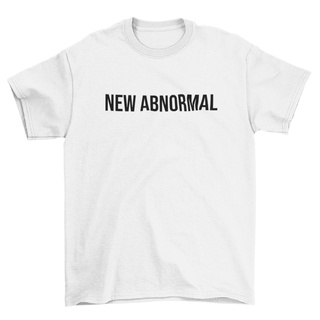 คอตต้อนคอกลมเสื้อยืด Unisex รุ่น NEW ABNORMAL แบรนด์ White Magic 100%cotton comb ผ้านุ่มสบาย ลายสวยS-5XL