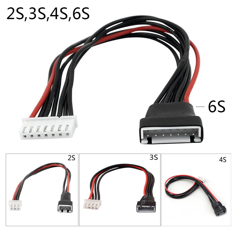 RC 2/3/4/6S Lipo แบตเตอรี่ JST-EH ปลั๊กอะแดปเตอร์ Balance Charger Cable Extension ใช้เชื่อมต่อแบตเตอรี่ Lipo RC Helicopt