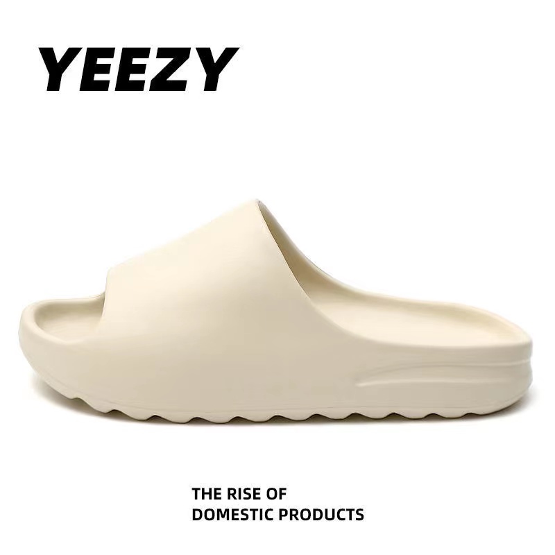 ซื้อ ww pvc Yeezy Slide Kanye รองเท้าแตะพื้นหยัก รองเท้าลําลอง สําหรับผู้ชาย และผู้หญิงpvc สินค้าพร้อมส่งทันที พื้นนุ่มสบาย