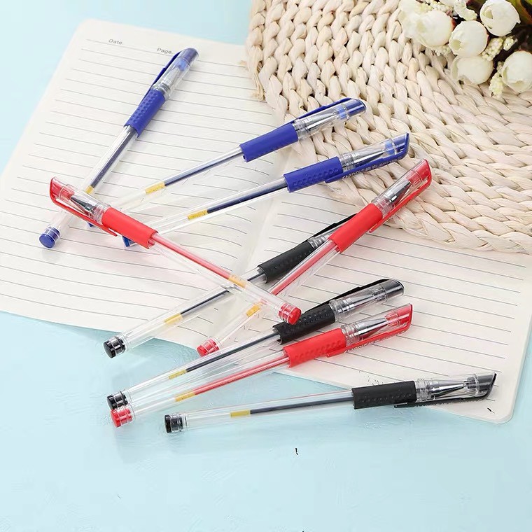 พร้อมส่ง!! แถมไส้ปากกา ปากกาหมึกเจล มี 3 สีให้เลือก 0.5mm หัวเข็ม ปากกาหัวเข็ม ปากกาน้ำเงิน ขนาดหัวปากกา 0.5m#H001