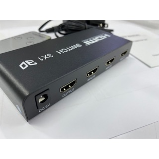 HDMI SWOTCHER มีรีโมท 3x1,5x1 จอ