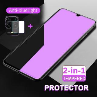 2-IN-1 Xiaomi  Redmi Note 9s Screen Protector Redmi Note9s Note 9 Pro Max Note 8 8A 7 K20 K30 Pro 7 Anti Blue Light Ray Tempered Glass Film