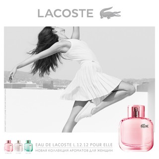 Lacoste Eau de Lacoste L.12.12 Pour Elle Sparkling Edt 90 ml. (กล่องซีล)