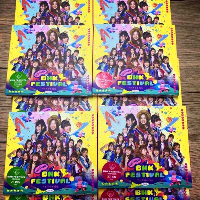 CD bnk48 single 5 bnk festival cd เปล่า *พร้อมส่ง*