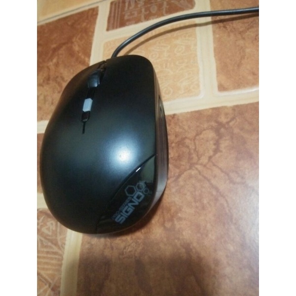 Signo LED Mouse เมาส์ รุ่น MO-530BLK (Black)