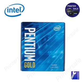 INTEL CPU (ซีพียู)  1200 PENTIUM GOLD G6400 4.0 GHz Warranty 3 - Y ส่งเร็ว ส่งด่วน by printersale