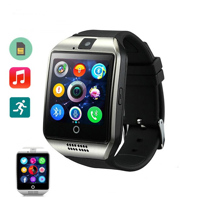 Smart Watch Q18 นาฬิกาบลูทูธ มีกล้อง/ใส่ซิม/ใส่การ์ด/รับสาย-