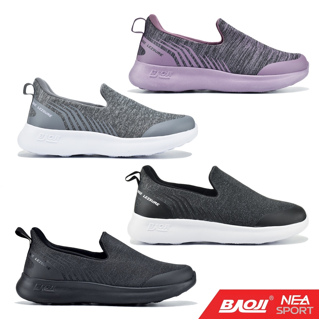 [ลด30% เก็บโค้ด 2509FASHDD] BAOJI 786 Cotton Slipper  รองเท้าผ้าใบ บาโอจิ แท้ ผู้หญิง