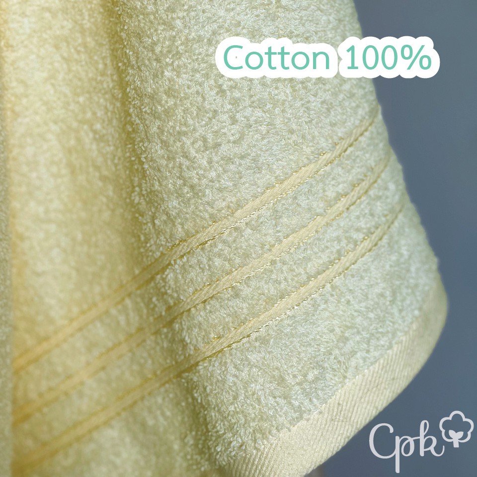 [เก็บโค้ดหน้าร้าน] Cpk เซตผ้าขนหนูสวีทพาสเทล เช็ดผม+ตัว แพ็คกล่อง Cotton100% เกรดA ราคาส่ง ทอโรงงานไทย