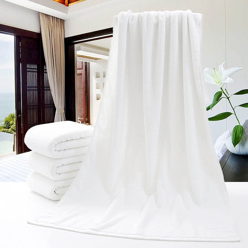 ผ้าเช็ดตัว ผ้าขนหนู เกรดโรงแรม ขนาด 70x140 ซม. 32 นิ้ว (500g) ราคาส่ง Cotton 100% ขนาดใหญ่พิเศษ