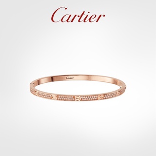 ขายดีที่สุด วงเล็บ LOVE MODEL PAVE PINK GOLD DIAMONDS ขนาดเล็ก พร้อมไขควง สามารถเลือกกล่องได้ 2021