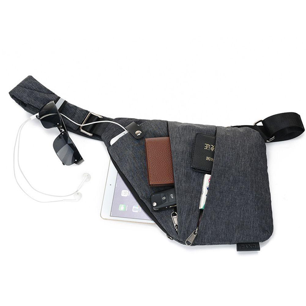 Uumir กระเป๋าสะพายไหล่จักรยานแบบพกพา Anti-theft Crossbody กันน้ํา