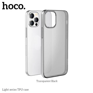 Hoco เคสสีใส สีชา สำหรับไอโฟนทุกรุ่น i15,i15pro max,i13,i13 pro max,i12,i12pro max,i11,11pro max,SE,X,XR,Xs max,7p,8p