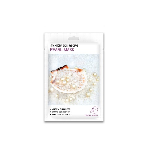EXP 23/03/2026 MYU-NIQUE SKIN RECIPE มาส์กหน้า สูตร Pearl กระจ่างใส เรียบเนียน Dermedy