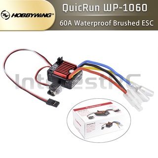 Hobbywing QuicRun WP-1060 60A แปรง ESC กันน้ํา สําหรับโมเดลรถไต่หินบังคับ 1/10