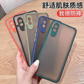 เคสโทรศัพท์ Case Xiaomi Redmi 9A เคสกันกระแทก ปุ่มสีผิวด้าน กันรอยกล้อง ขอบนิ่มหลังแ