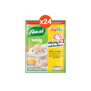 คนอร์ บิ๊กคัพโจ๊ก ชนิดซอง 50 กรัม x24 Knorr Jok Sachet Bigpack 50 g. x 24 (เลือกสูตรด้านใน)