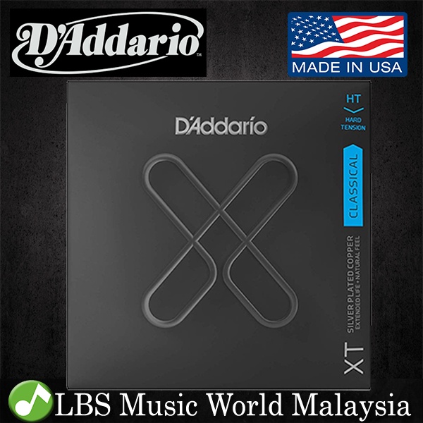 D'ADDARIO Daddario XTC46 XT Silver Plated Copper Classic Guitar String Hard Tension Daddario D Addar