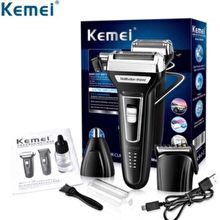 เครื่องโกนหนวดไฟฟ้า KEMEI KM-6558(สีดำ)