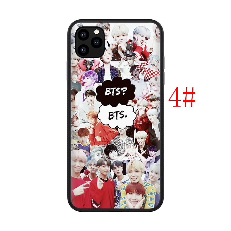 เคสโทรศัพท์ซิลิโคนลายการ์ตูน Bts Rm Jin Suga J Hope Jimin Jung Kook