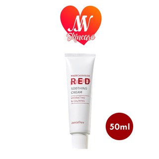 ถูก🔥แท้✔ส่งไวทันใจ🚚 innisfree Truecare Madecassoside Red Soothing Cream 50ml ครีมปลอบประโลมผิว ให้ความชุ่มชื่น