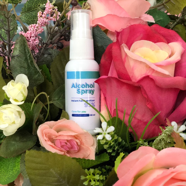 พร้อมส่ง ฝาใส 💥Alcohol spray สเปรย์แอลกอฮอล์ ฆ่าเชื้อโรค ขนาด 30 ml. Alcohol 95%