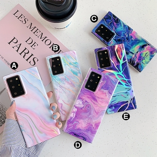 พร้อมส่ง IMD Samsung Galaxy S20ultra S20 S20Plus Laser Dream Quicksand Marble S10 S10Plus Samsung Soft Case S9 S9Plus S8 S8Plus Phone Case