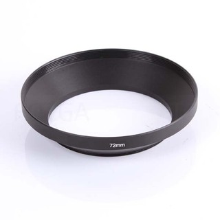 72 mm Metal Wide Angle เลนส์ฮู้ด