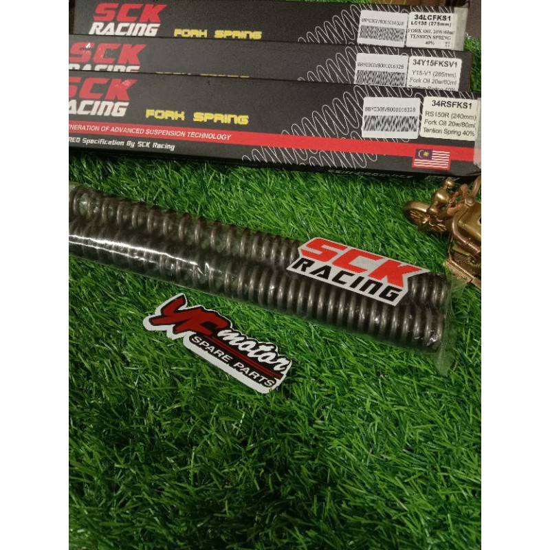SCK RACING FORK SPRING RS150 R (240mm) LC135 (275mm) Y15 ZR V1 (285mm)