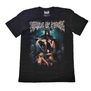 คอตต้อนคอกลม☏✻♠เสื้อวง Cradle of filth tshirt เสื้อยืดวง cradle of filthS-5XL