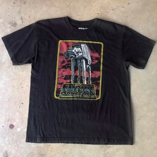 vtg.T-Shirt เสื้อภาพยนตร์ STAR WARS THE EMPIRE STRIKES BACK MADE IN HAITA Sz.L 100% COTTON