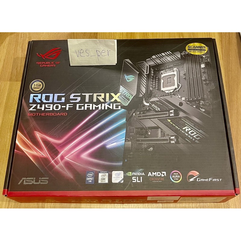 (รุ่นใหม่) Motherboard ASUS ROG Strix Z490-F Gaming LGA1200