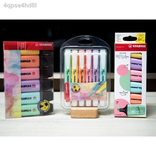 ۩❈ปากกาไฮไลท์เน้นข้อความ Stabilo เซต4/6/8สี Original/mini/Swing Cool สีNeon/pastel