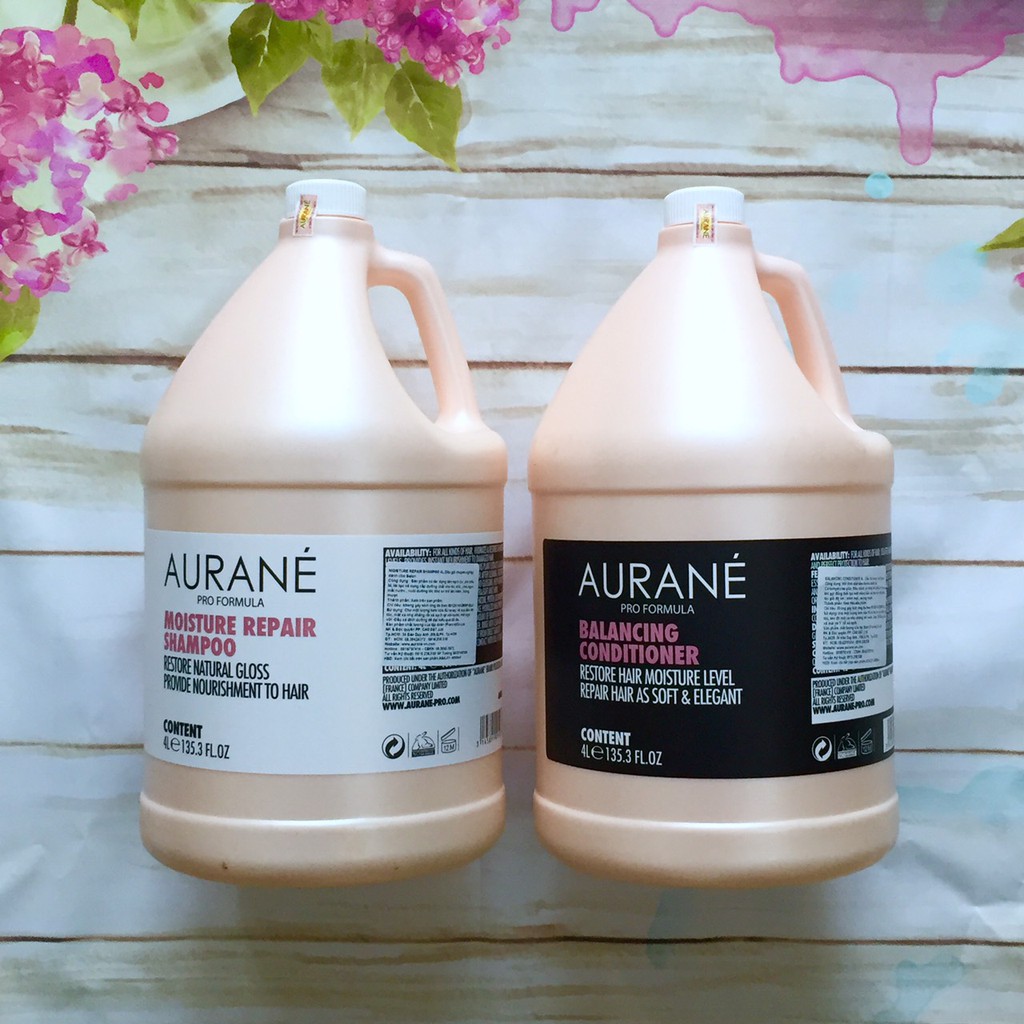 Aurane Balancing Super Soft Hair Conditioner Shampoo ( สามารถ 4 ลิตร ) Professional สําหรับ Salon