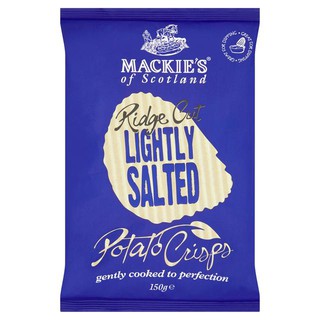 Mackie Lightly Salted Ridge Potato Crisps 150g แม็กกี้  มันฝรั่งทอดกรอบรสเค็ม 150 กรัม