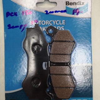 ผ้าเบรคหน้า bendix มอเตอร์ไซค์ ฮอนด้า PCX/new Scoopy i