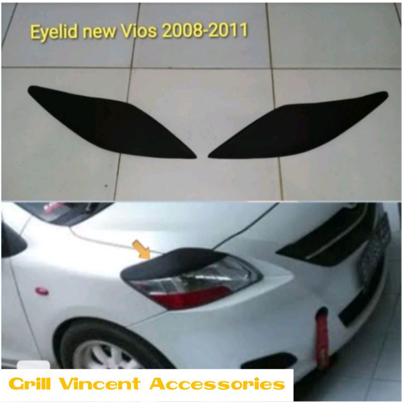 Mata ไฟหน้าคิ้วตา New Vios 2007 2008 2009 2010 2011 2012 ตาแคบ