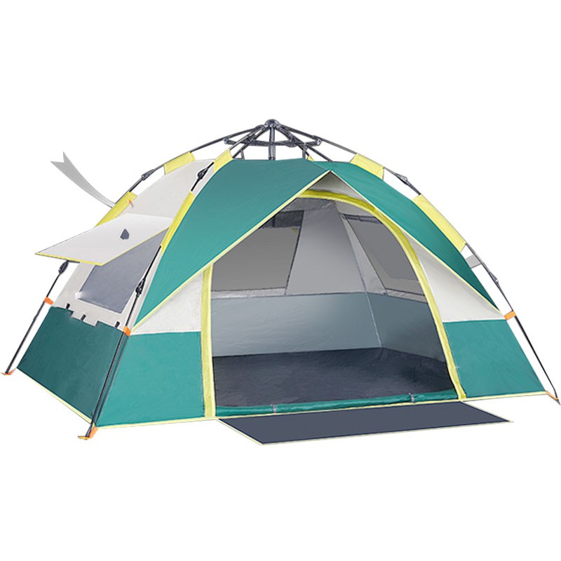 Lancamp เต้นท์ เต๊นท์ เต้นท์กางอัตโนมัติ 1ประตู 3หน้าต่าง