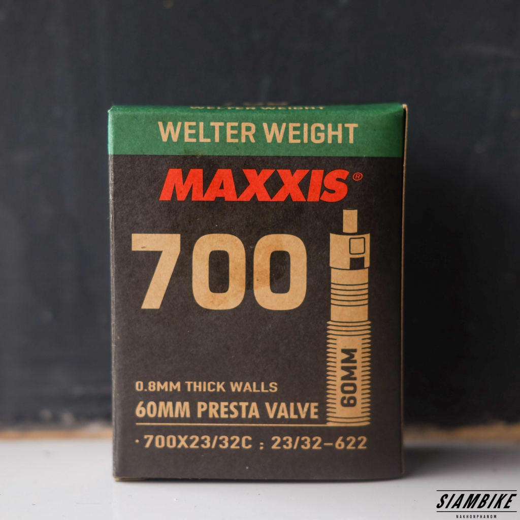 ยางในเสือหมอบ Maxxis Welter Weight 700x23/32c ยางในจักรยาน Maxxis รุ่น Welter Weight เสือหมอบ/ล้อ 700c