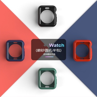 Case Silicon เคส smart  เคสสําหรับแอปเปิ้ลวอช Watch7 6 se  5 4 3 2 1 case 38mm40mm42mm44mm เคสซิลิโคน เคส Watch7