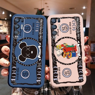 เคสโทรศัพท์มือถือ ขอบสี่เหลี่ยม ลาย Kaw Dollar สําหรับ OPPO Reno6 Z 5G Reno 5 Pro 4 3 Reno2 Z F A95 5G A76 A96 4G