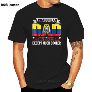 [S-5XL] ใหม่ เสื้อยืดแขนสั้น พิมพ์ลายธงวันพ่อ Ecuadorean Dad Is Much Cooler FatherS สําหรับผู้ชาย Ohanbj07Dpbafg87